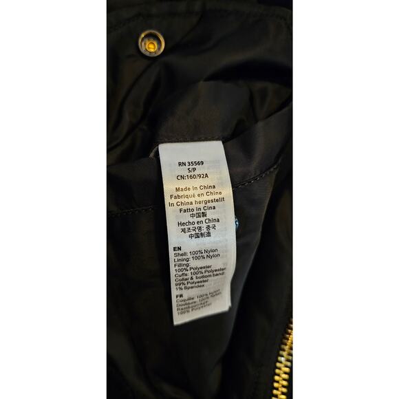 New Free People x Alpha Industries Ma-1w Bomber Jacket $200 SMALL Black - Picture 5 of 7